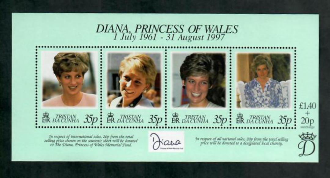 TRISTAN DA CUNHA 1998 Diana Princess of Wales Commoration. Miniature Sheet. - 51174 - UHM image 0