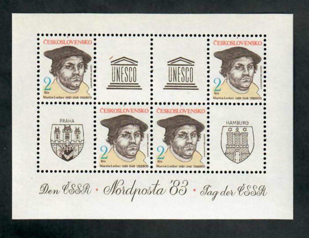 CZECHOSLOVAKIA 1983 Nordposta '83 International Stamp Exhibition. Miniature sheet. Not listed except by note after SG 2665. - 50 image 0