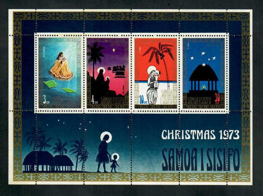 SAMOA 1973 Christmas. Miniature sheet. - 51094 - UHM image 0