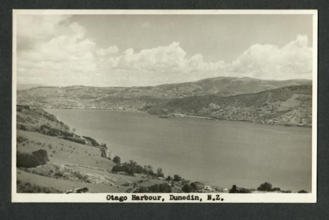 Real Photograph by N S Seaward of Otago Harbour Dunedin. - 49163 - Postcard image 0