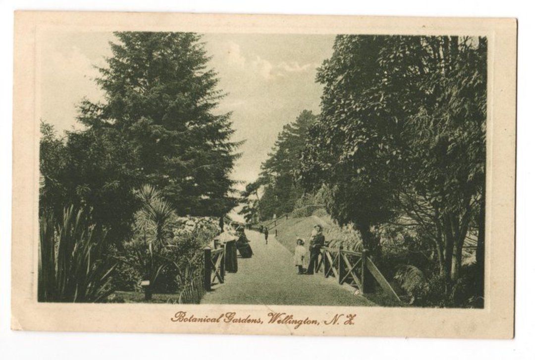 Postcard of Botannical Gardens Wellington. - 47434 - Postcard image 0