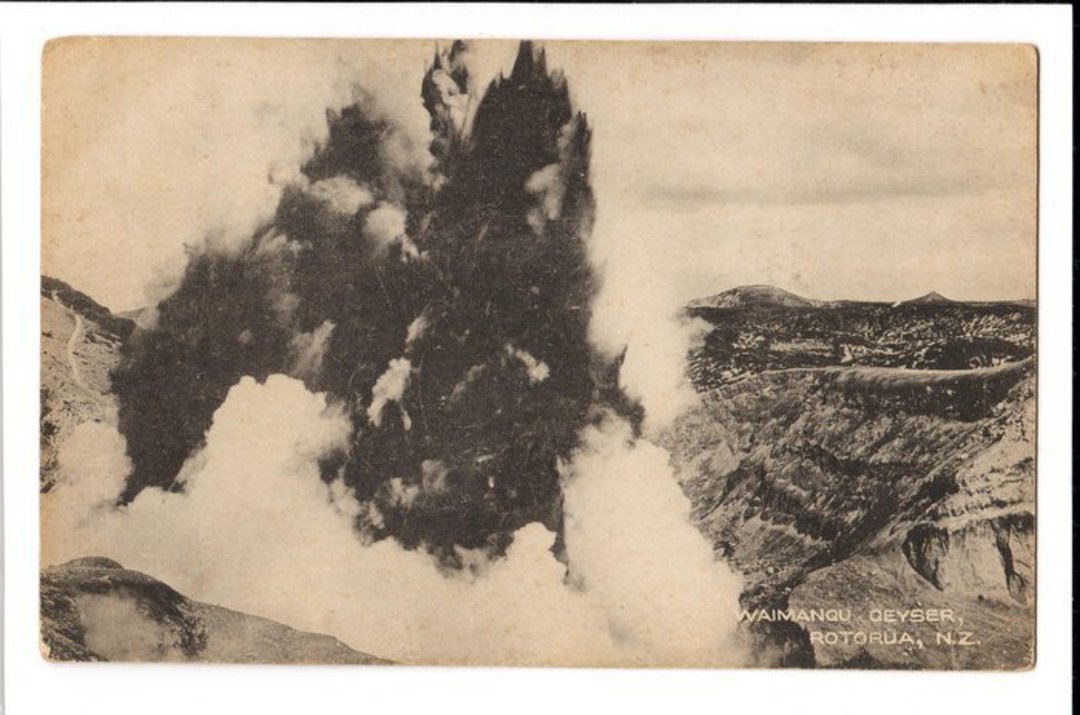 Postcard of Waimagu Geyser Rotorua. - 245969 - Postcard image 0