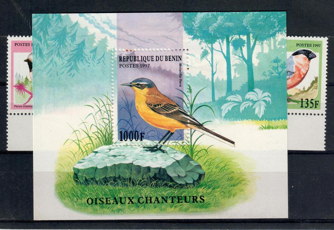 BENIN 1997 Birds. Set of 6 and miniature sheet - 20976 - UHM image 0