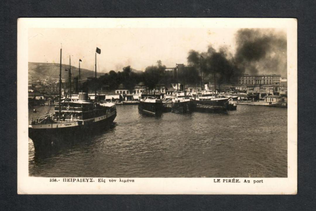 RUSSIA Real Photograph of Harbour Scene. - 40340 - Postcard image 0