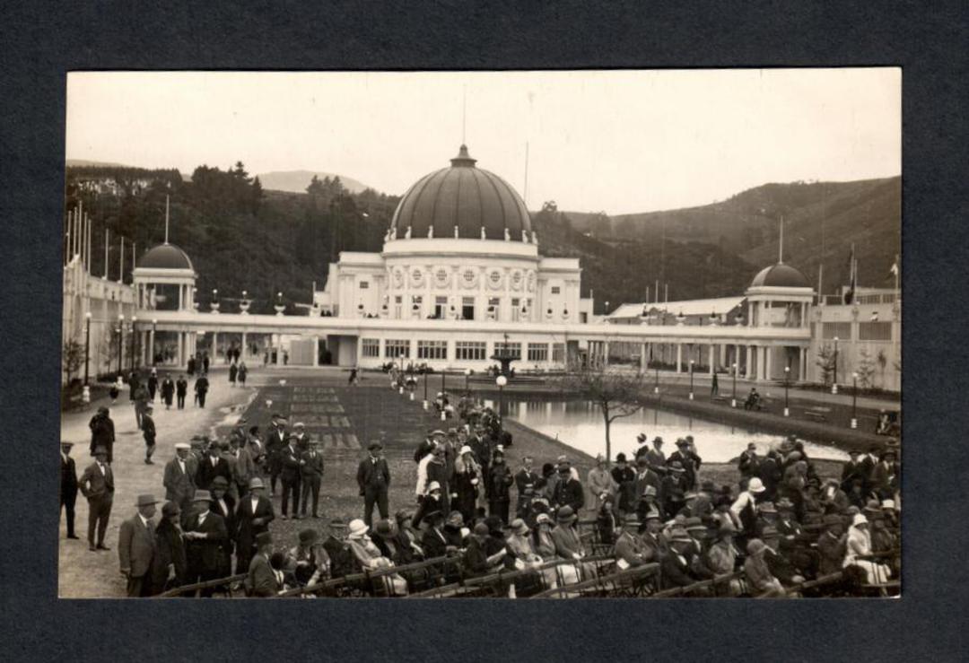 NEW ZEALAND 1925 Postcard by McNeill of Dunedin Exhibition. The Pool and Dome. - 69412 - Postcard image 0