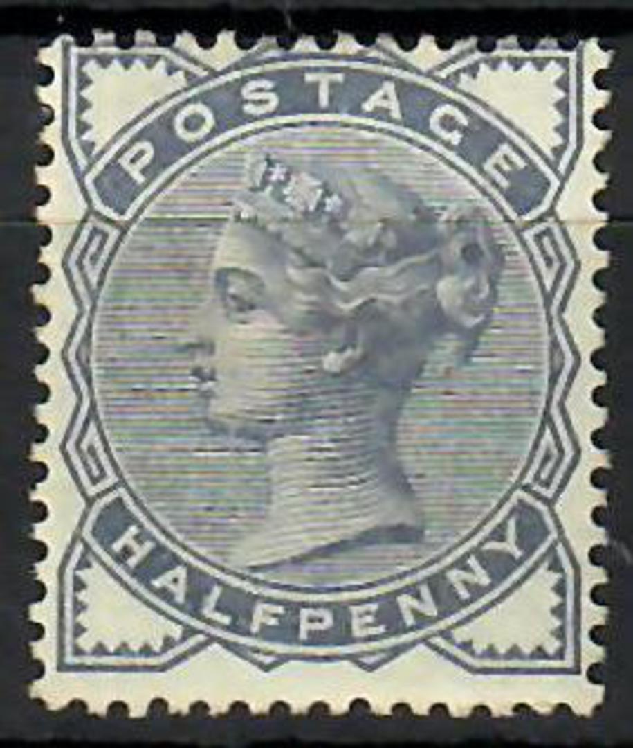 GREAT BRITAIN 1883 Victoria 1st Definitive Â½d Slate-Blue. Some original gum. Centred north. - 70367 - MNG image 0