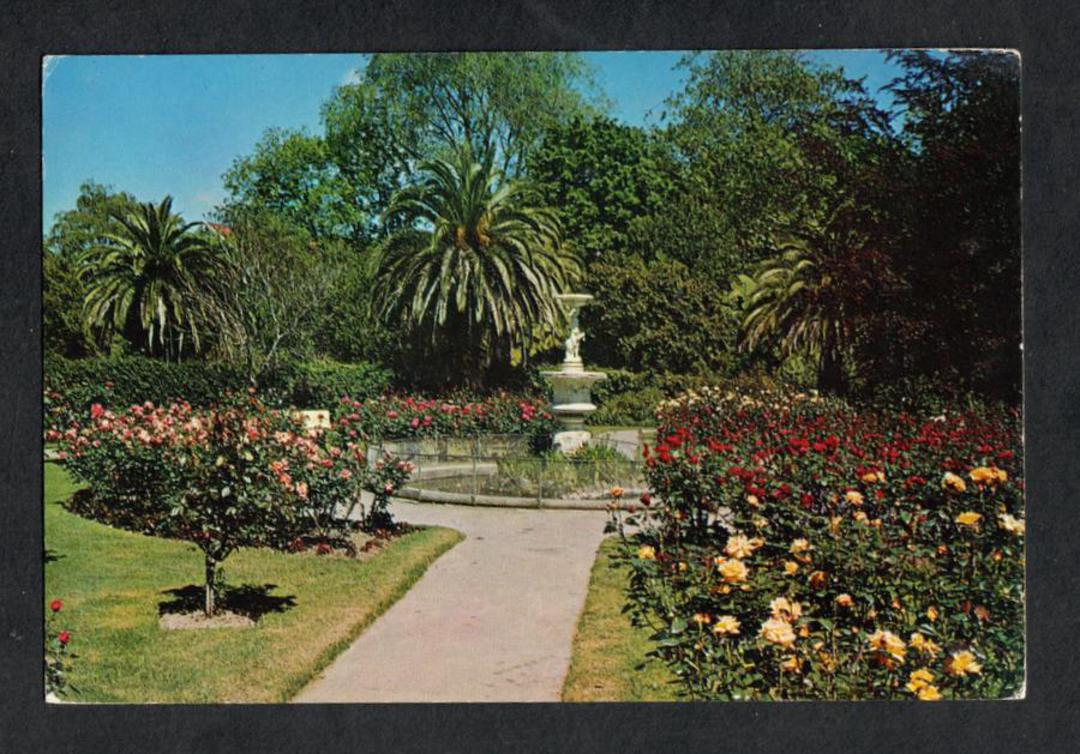 Modern Coloured Postcard by Gladys Goodall of the Rose Gardens Queens Gardens Nelson. - 444313 - Postcard image 0