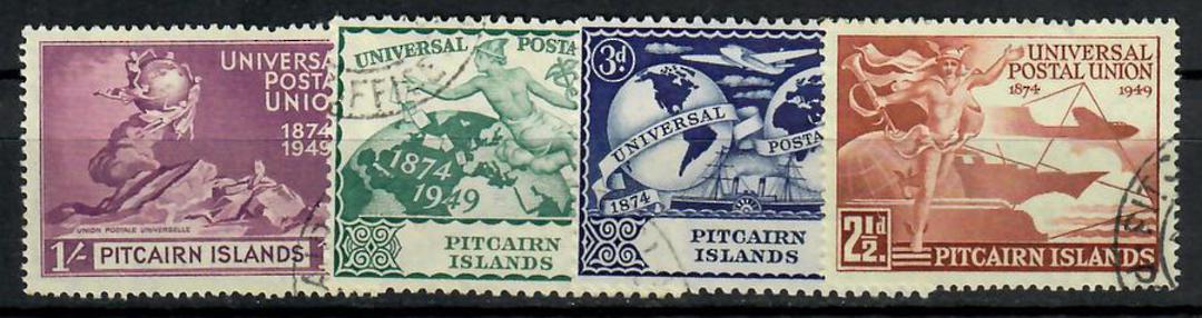 PITCAIRN ISLANDS 1949 Universal Postal Union. Set of four. - 70550 - VFU image 0