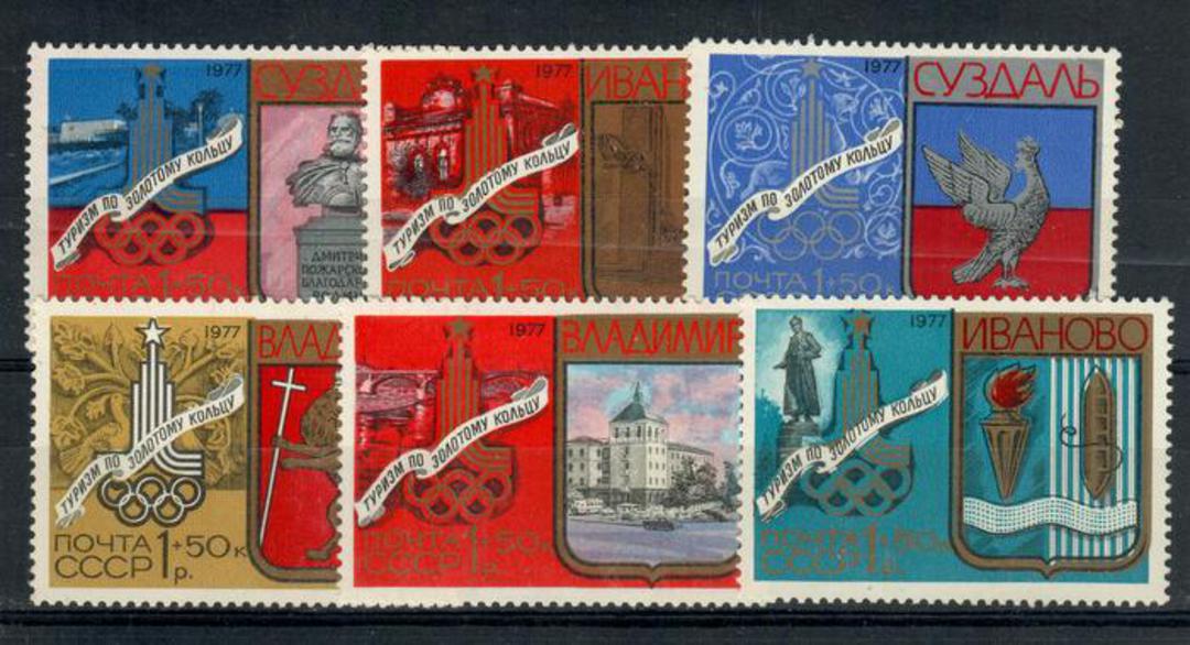 RUSSIA 1978 Olympics first issue. Set of 6. - 21346 - UHM image 0