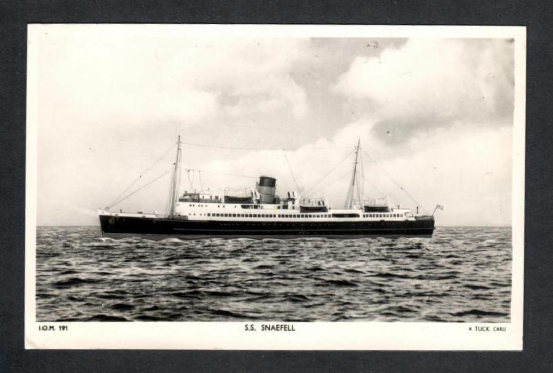 Real Photograph of S S Snaefell. - 40406 - Postcard image 0