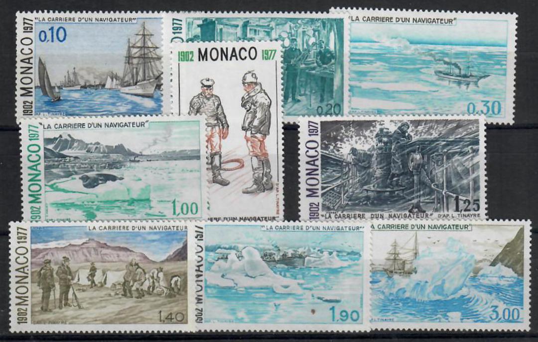 MONACO 1977 La Carriere d'un Navigateur. Second series. Set of 9. - 22306 image 0