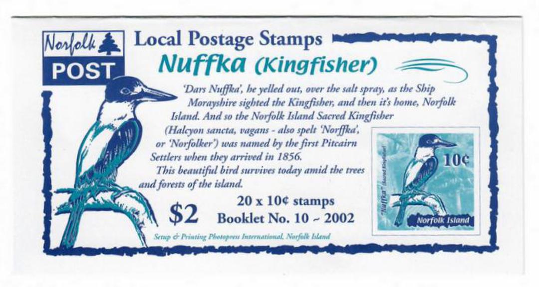 NORFOLK ISLAND 2002 Local Postage Stamps. Two Booklets - 30532 - Booklet image 0