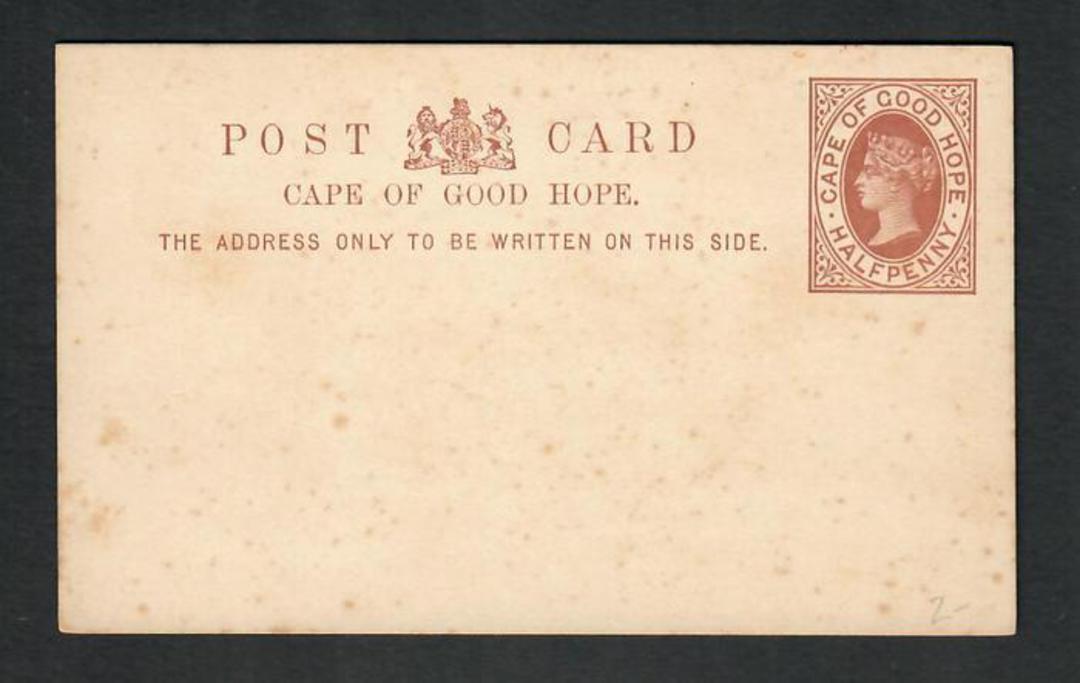 CAPE OF GOOD HOPE Victoria 1st Postal Stationery ½d Brown. Unused. - 31981 - PostalStaty image 0