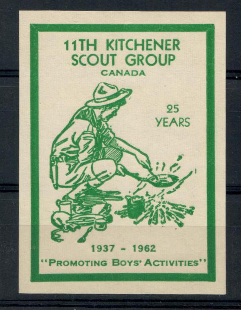 CANADA 1962 11th Kitchener Scout Group. Label in fine never hinged condition. - 20395 - Cinderellas image 0