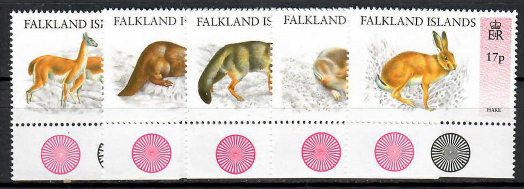 FALKLAND ISLANDS 1995 Introduced Wild Animals. Set of 5. - 70680 - UHM image 0