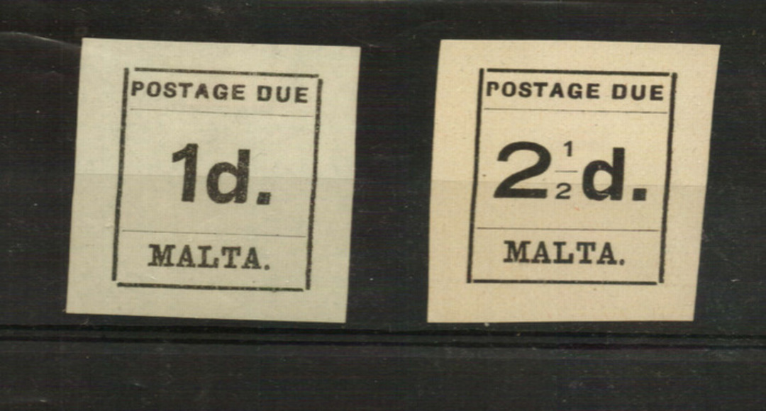 MALTA 1925 Postage Dues. Fine copies. - 21195 - Mint image 0