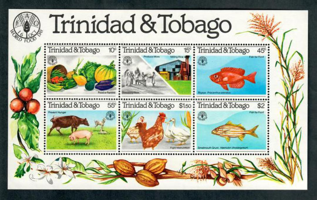 TRINIDAD & TOBAGO 1981 World Food Day. Miniature sheet. - 50532 - UHM image 0