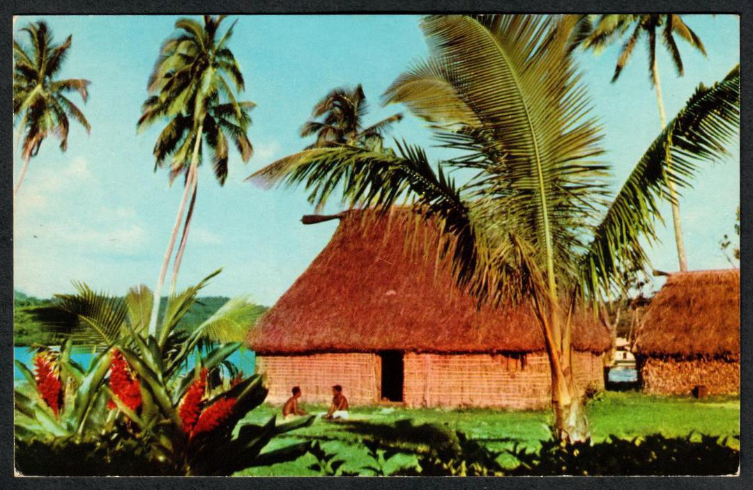 FIJI Coloured Postcard of Bure. - 243847 - Postcard image 0
