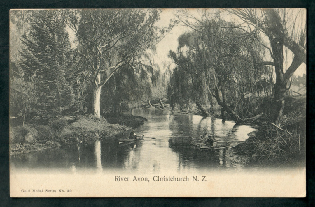 Postcard of River Avon Christchurch. - 48381 - Postcard image 0
