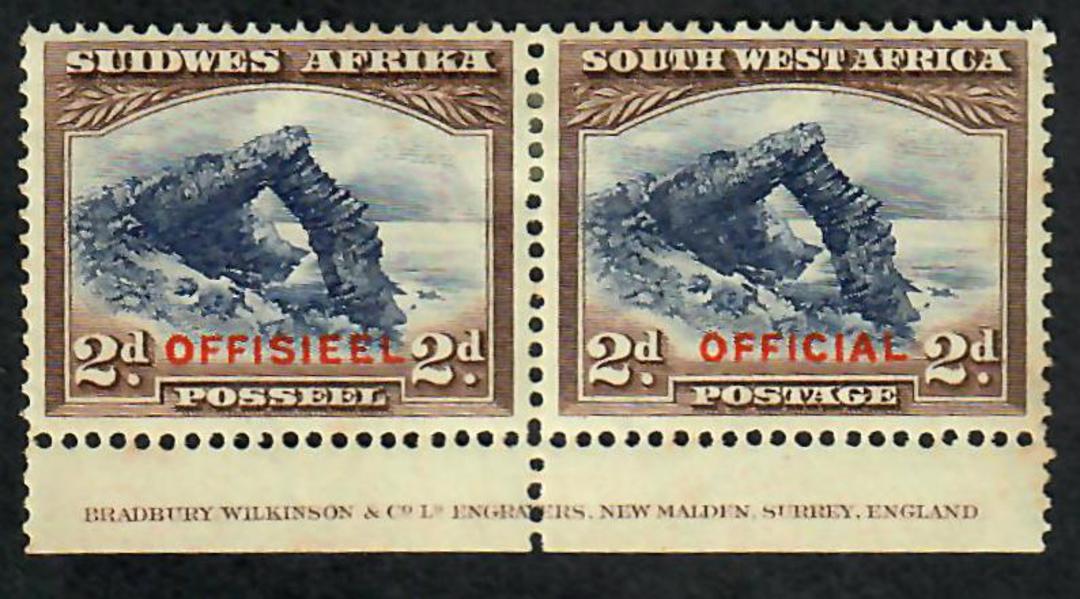 SOUTH WEST AFRICA 1931 Official. Set of 4 in joined pairs. - 23143 - Mint image 0