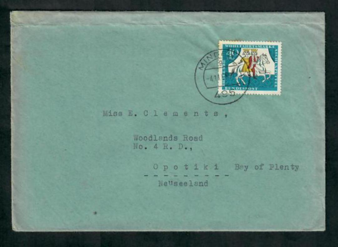WEST GERMANY 1966 Letter to New Zealand. - 31343 - PostalHist image 0