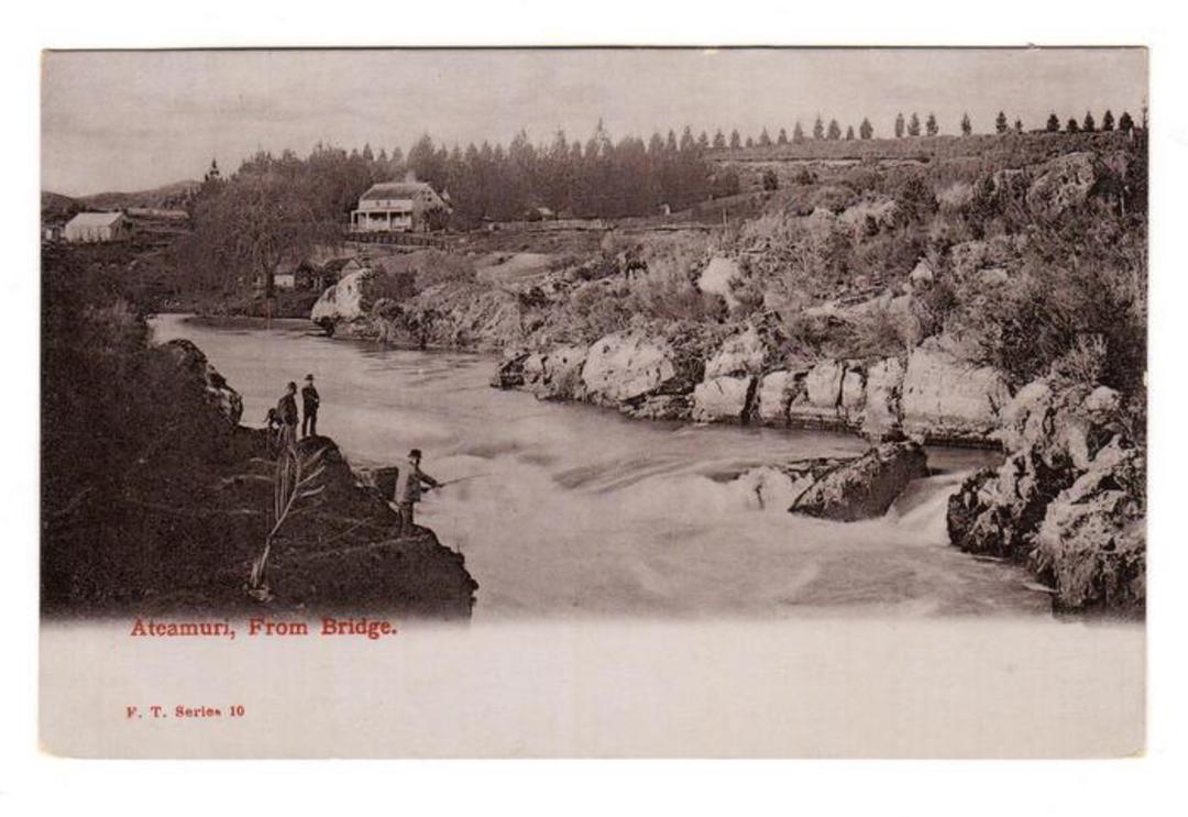 Early Undivided Postcard of Ateamuri from the Bridge. - 45711 - Postcard image 0