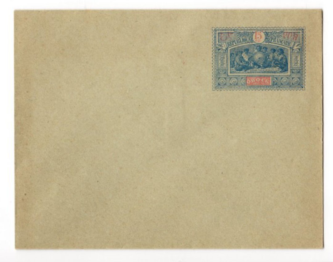 OBOCK 1895 Postal Stationery 15c Blue and Red. Unused. - 38159 - PostalHist image 0