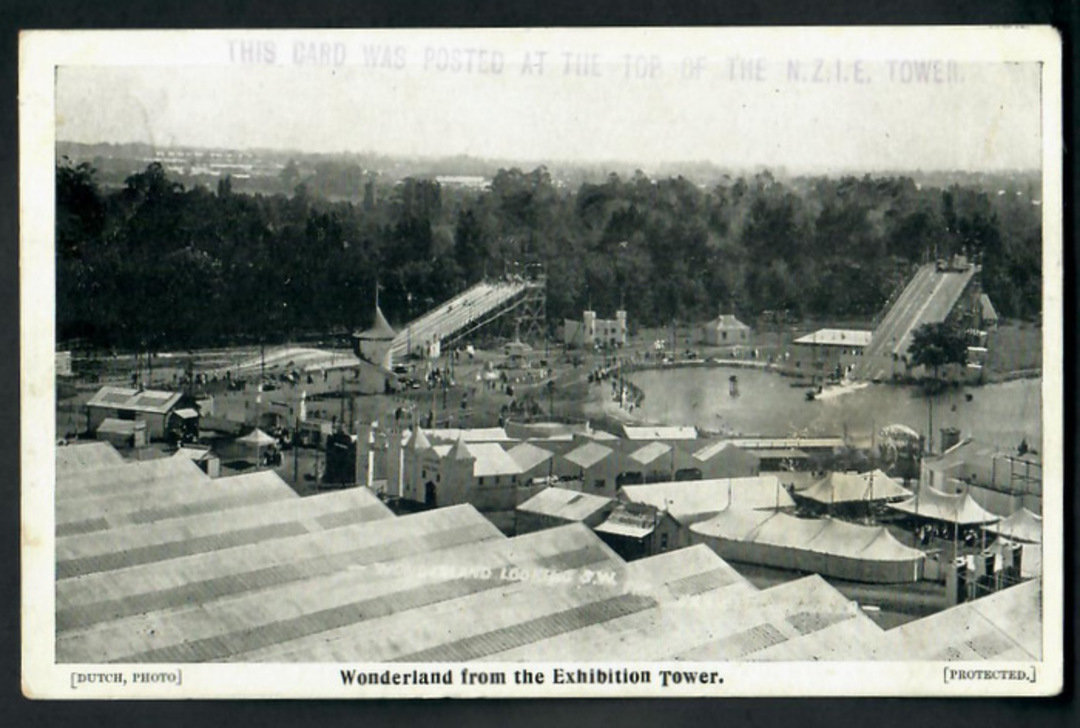 NEW ZEALAND 1906 International Exhibition 1906-1907 Wonderland from the Exhibition Tower. - 248509 - Postcard image 0