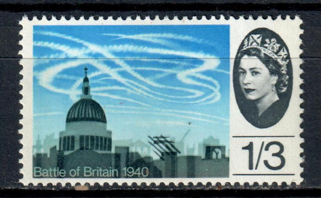 GREAT BRITAIN 1965 25th Anniversary of the Battle of Britain 1/3 with inverted watermark. - 74414 - UHM image 0