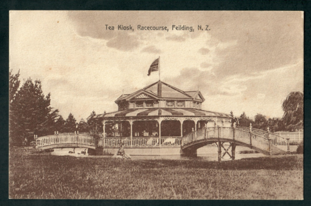 Postcard of the Tea kiosk Racecourse Feilding. - 47205 - Postcard image 0