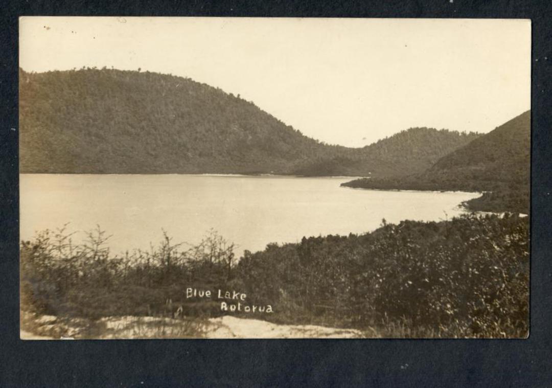 Real Photograph of Blue Lake. - 246095 - Postcard image 0