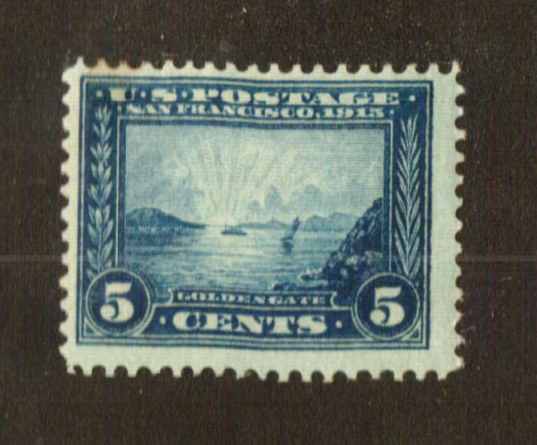 USA 1913 Panama-Pacific Exposition 5c Blue. Perf 12. - 73610 - UHM image 0