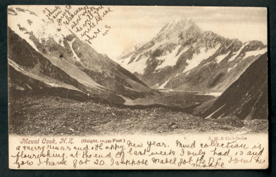Early Undivided Postcard of Mt Cook. - 48875 - Postcard image 0