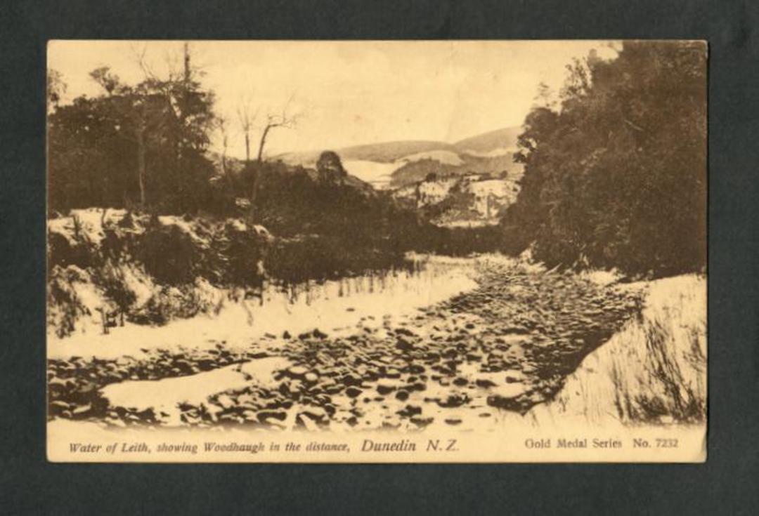 Postcard of Water of Leith showing Woodhaugh in the distance. - 49220 - Postcard image 0