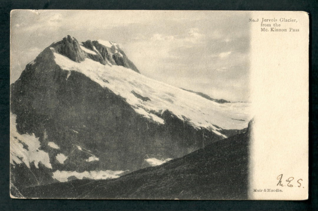 Postcard of Jervois Glacier from McKinnon Pass. - 48906 - Postcard image 0