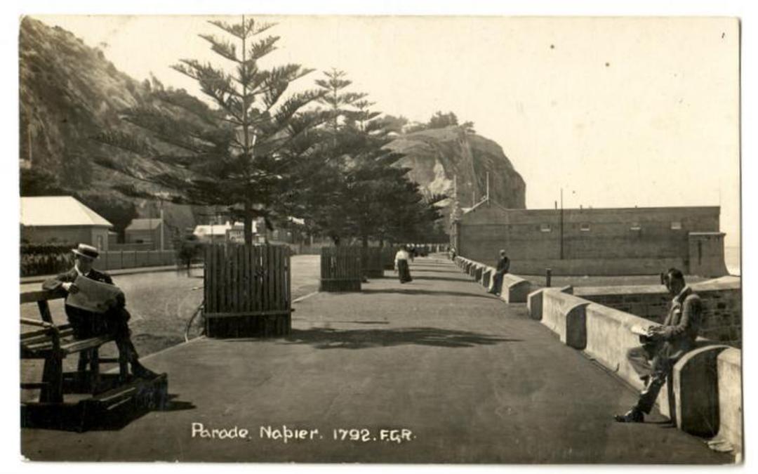 Real Photograph by Radcliffe of The Parade Napier. - 48002 - Postcard image 0