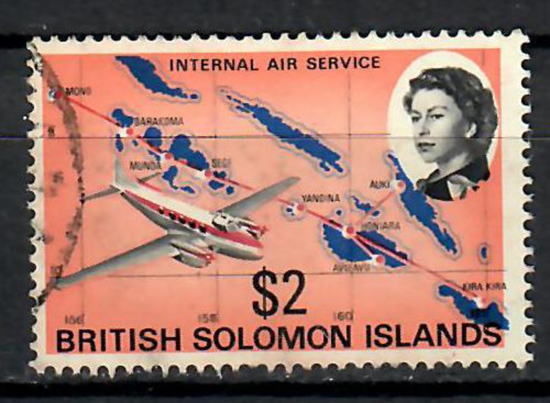 SOLOMON ISLANDS 1968 Definitive $2.00. The high value in the set. - 70802 - FU image 0
