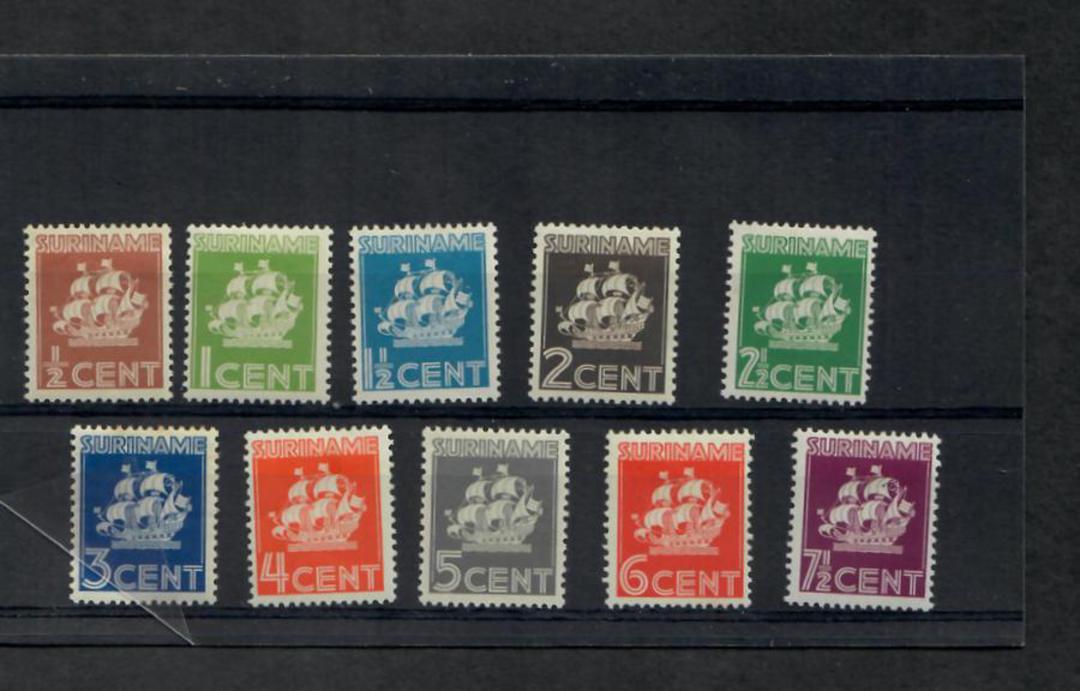 SURINAM 1936 Definitives. Set of 10. - 22564 - Mint image 0