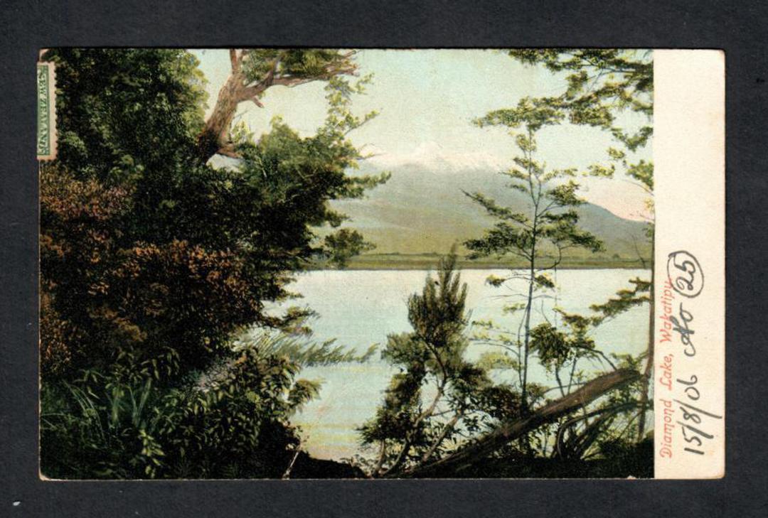 Coloured postcard of Diamond Lake Wakatipu. - 49449 - Postcard image 0