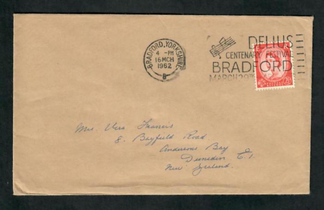 GREAT BRITAIN 1962 Special Postmark. Delius Centenary Festival. - 30394 - Postmark image 0