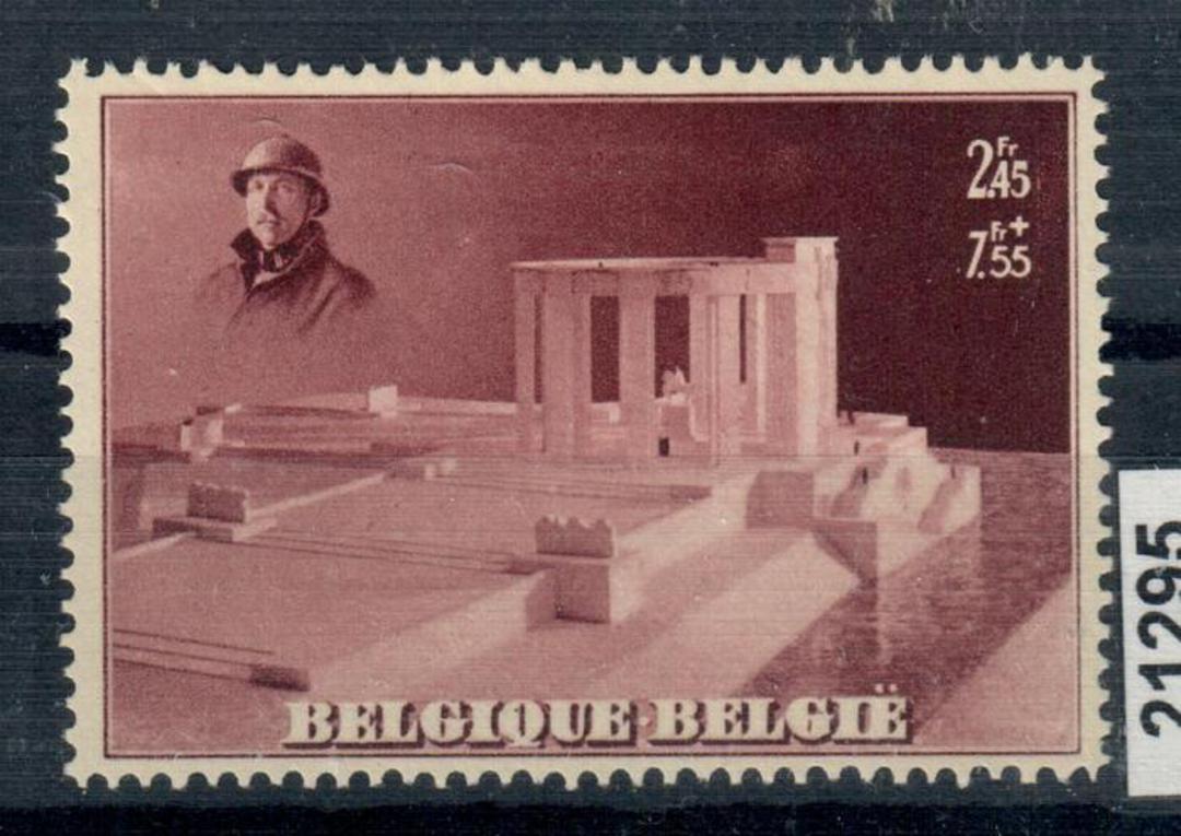 BELGIUM 1938 King Albert Memorial Fund stamp ex MS. - 21295 - MNG image 0