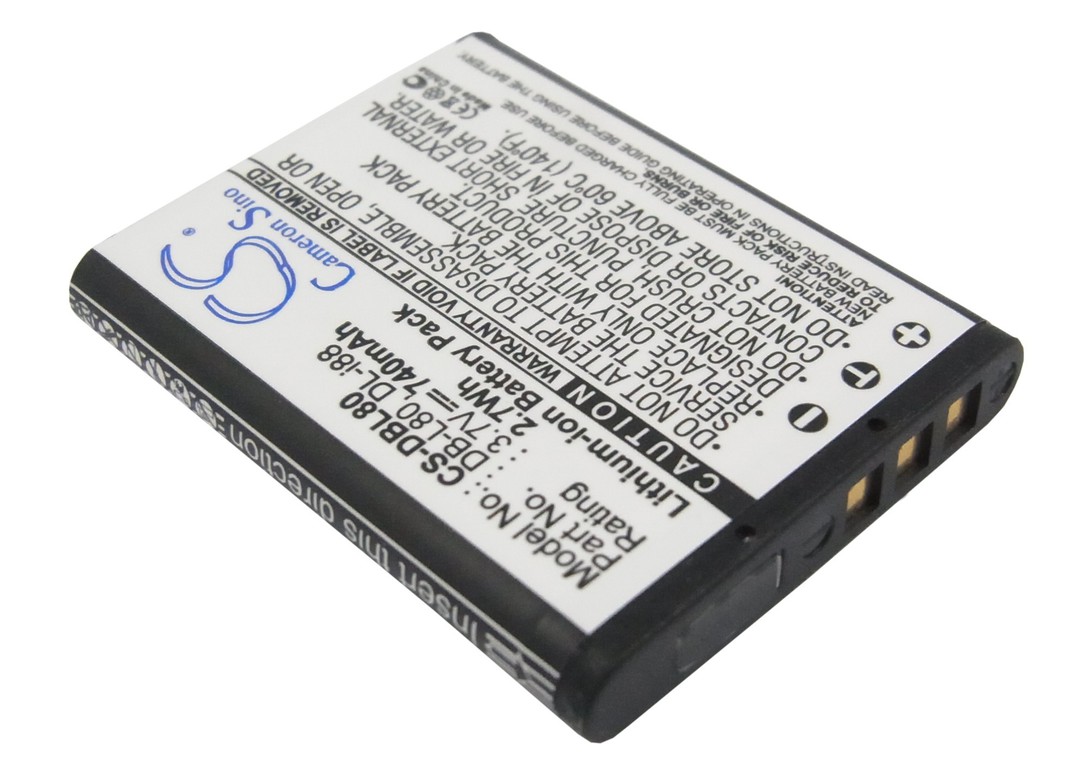 SANYO DBL80 PENTAX DLI88 Compatible Battery image 0