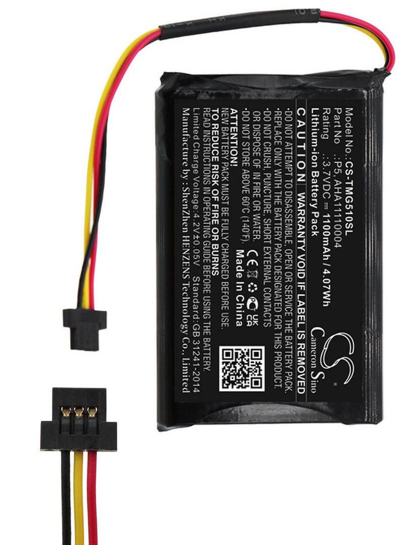 TomTom GPS Navigator AHA11110004 AT6 Replacement Battery image 0