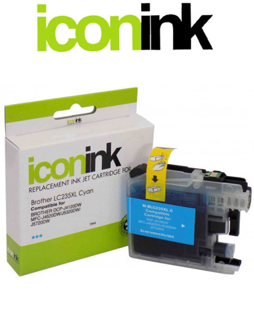 Compatible Brother LC235XLC Hi-Yield Cyan Ink Cartridge image 0