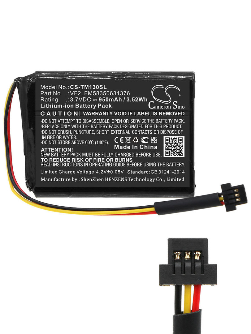 TomTom GPS ONE 130 VF2 Replacement Battery image 0