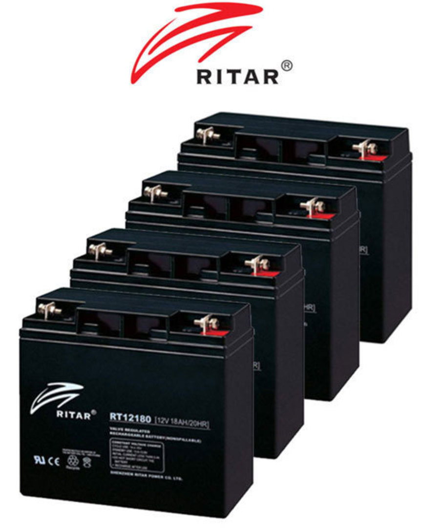 APC RBC11 RBC55 Replacement RT12180 SLA Battery Kit image 0