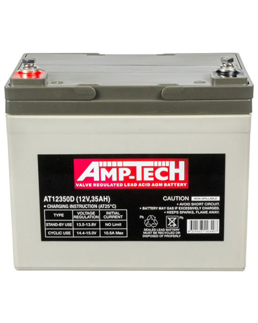AMPTECH AT12350D 12V 35AH Deep Cycle SLA Battery image 0