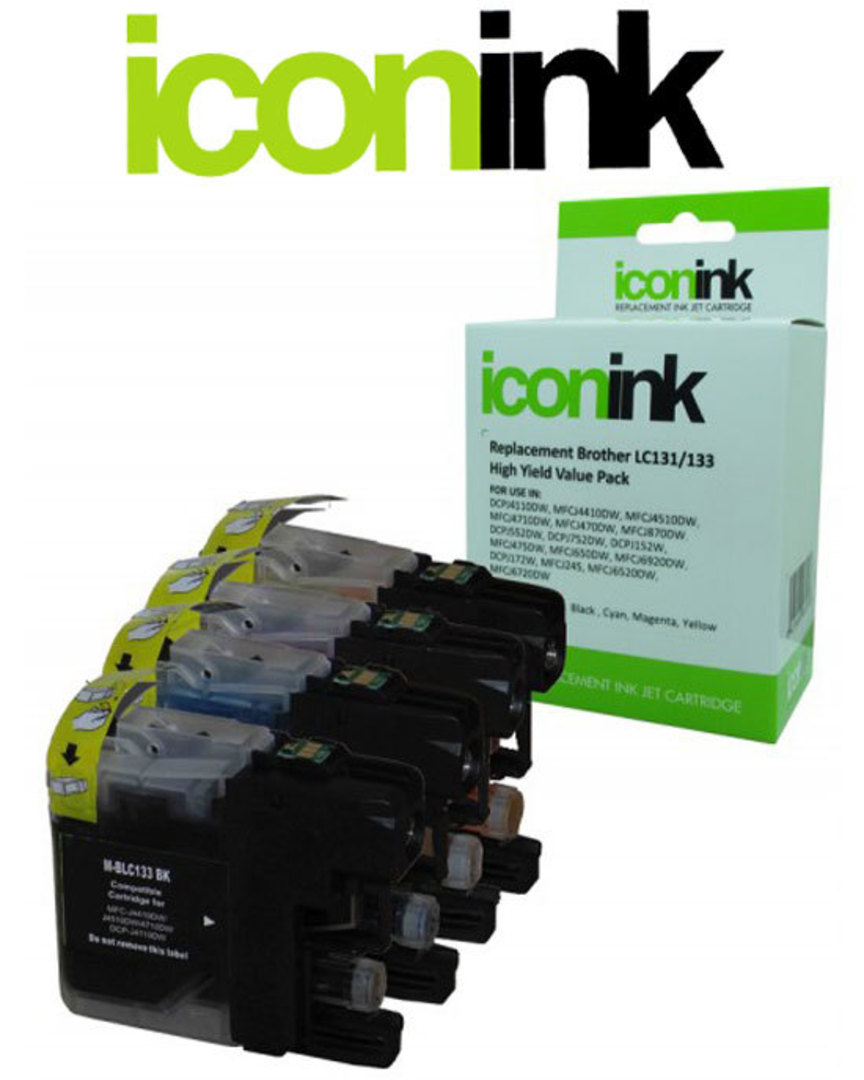 Compatible Brother LC133/LC131 4 Pack Ink Cartridge image 0