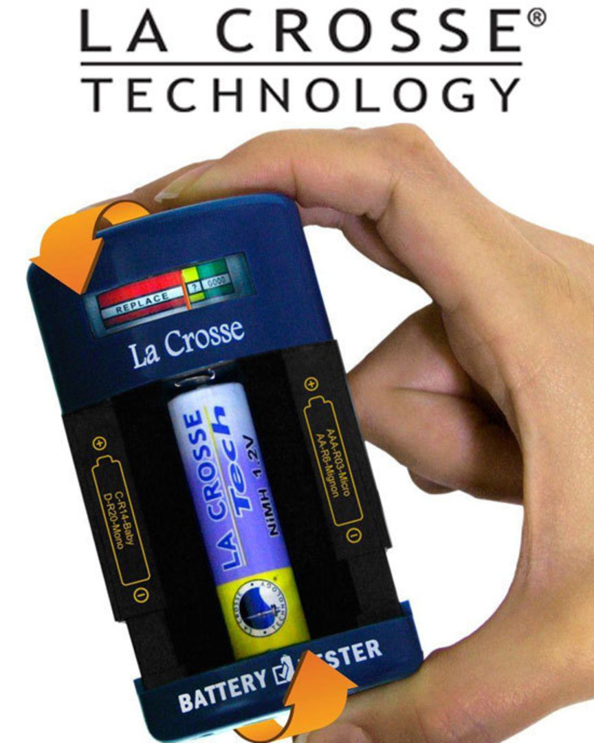911-114 La Crosse Portable Battery Tester image 1