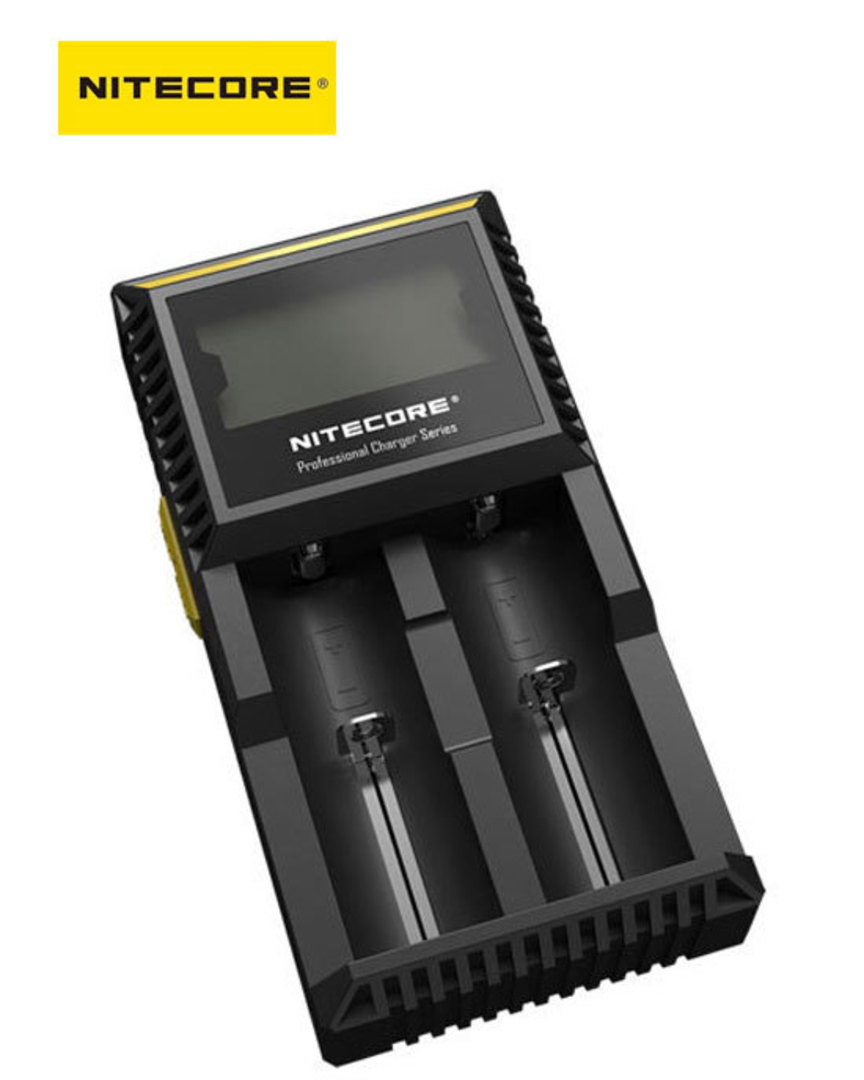 NITECORE D2 2 Bay Universal Digital Charger with Display image 1